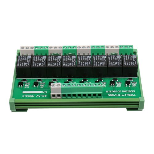 GEYA 8 Channel PLC Interface Relay Module 12V24V Panel Mount for Automation — image 5