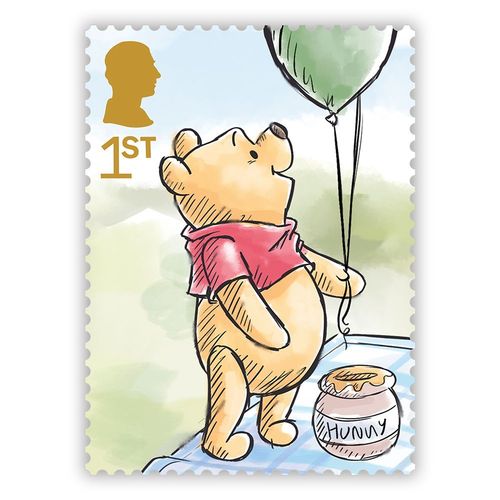 Winnie the Pooh Stamps & 3 x 50p BU Coin Cover from Royal Mail & Royal Mint — image 10