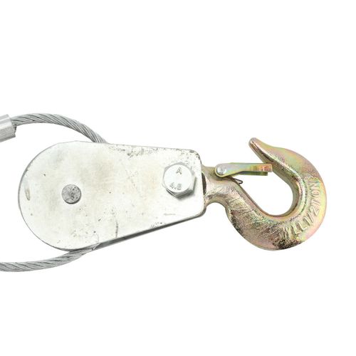 4 Ton Dual Gear Power Puller Heavy Duty 2 Hook Cable Puller Hand Winch Turfer — image 9