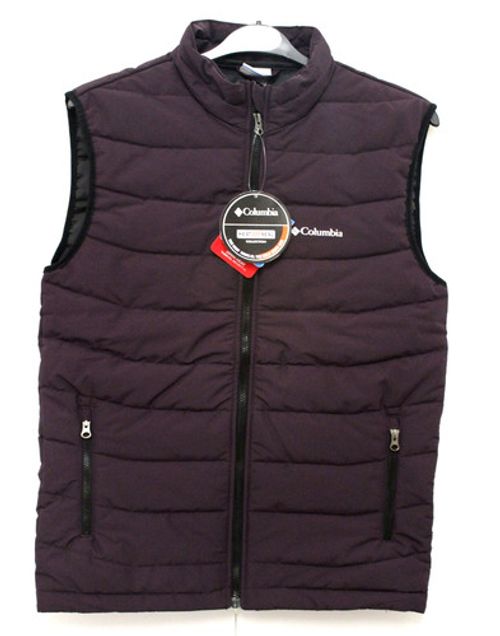 Columbia Mens Omni-Heat Gilet Padded Bodywarmer Zip Up Jacket Sizes S M L XL 2XL
