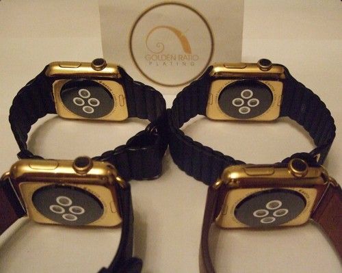 PROFESSIONAL 24CT GOLD PLATING SERVICE FOR APPLE WATCH AND STRAP SERIES 9 8 7 6