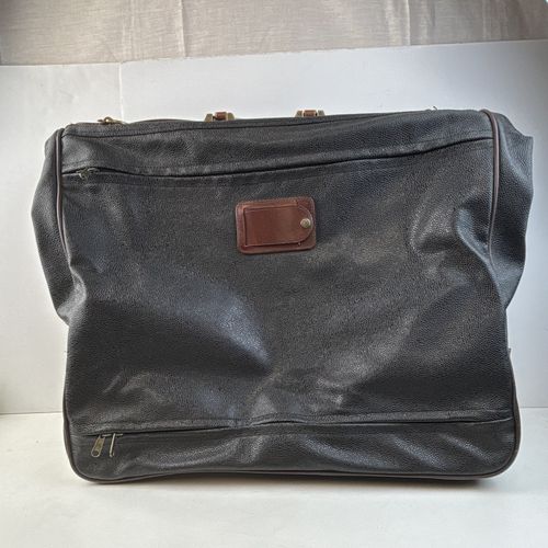 vintage Mulberry Scotchgrain garment travel bag / suit carrier Leather — image 2