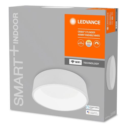 LED Smart+ ceiling light Orbis cylinder white ø45cm 24W 3300lm CCT dimmable WiFi — image 3