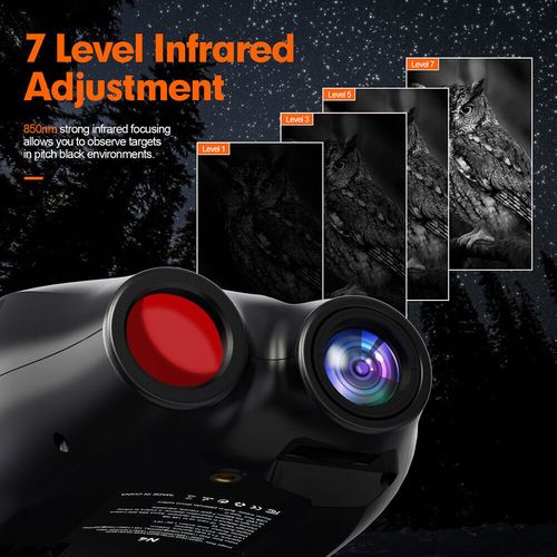 Night Vision Goggles Helmet & Head Mounted Binoculars Digital Infrared Goggles — image 15