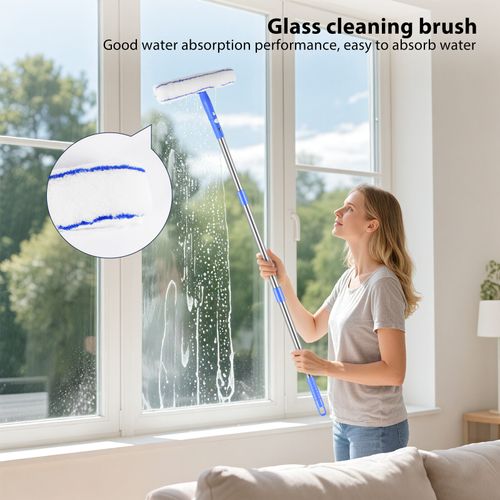 Professional Large Window Cleaner Equipment Glass Cleaning Telescopic Squeegee — image 6