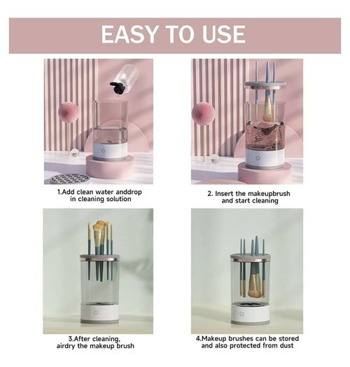 Automatic Brush Cleaner Electric Makeup Brush Cleaning Machine Fast Clean Dryer — image 5