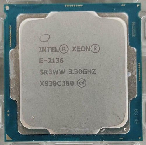 Intel SR3WW Xeon E-2136 3.3GHz 6-Core CPU Processor