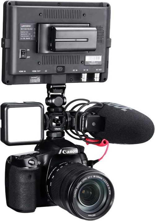 Triple Cold Shoe Mount Extension Bracket 1/4'' Screw for Microphone Video Light — image 6