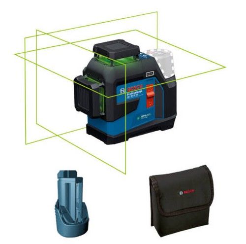 Bosch GLL90-33XG 12V Laser Level High Precision Green Light 12 Line Level IP65