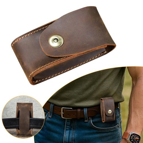 Leather EDC Organizer Sheath Multitool Case Belt Holster-Tool Clip Pouch — image 23
