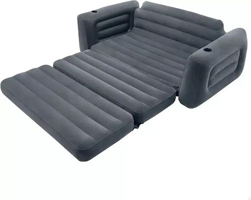 Intex King Size - Pull-Out Inflatable camping sofa bed - Sleep Away Futon Couch — image 4