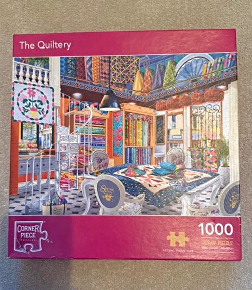 Corner Piece The Quiltery 1000pc Puzzle — image 1