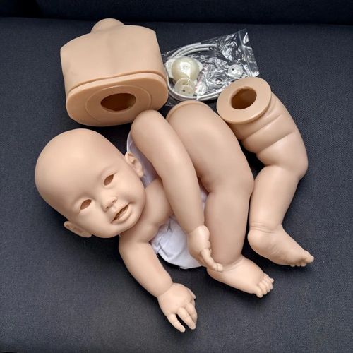 28Inch Unfinished Fresh Color Reborn Doll Kit Teegan Lifelike Real Touch — image 4