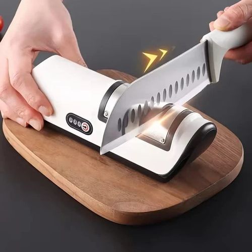 Electric Knife Sharpener – Automatic Kitchen Knife Sharpening Tool — image 4