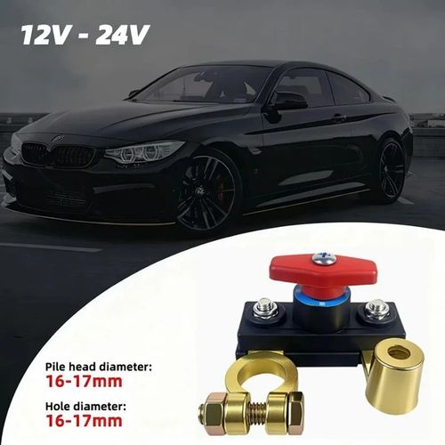 Universal Car Battery Isolator Switch 12V 24V Cut Off Kill Switch for Auto RV — image 10