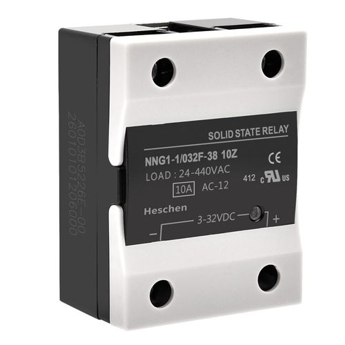 10A Solid State Relay 3-32VDC Input 24-440VAC Output — image 1