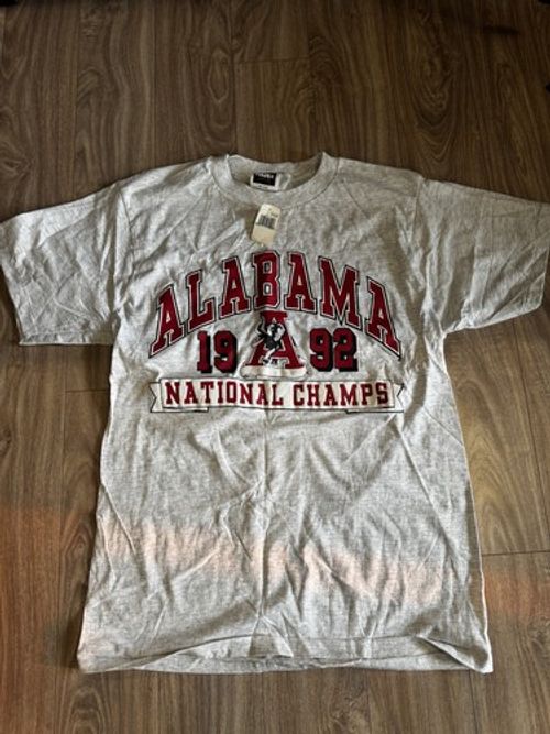 Vintage Single Stitch Crimson Tide Alabama Shirt Size L new with tags