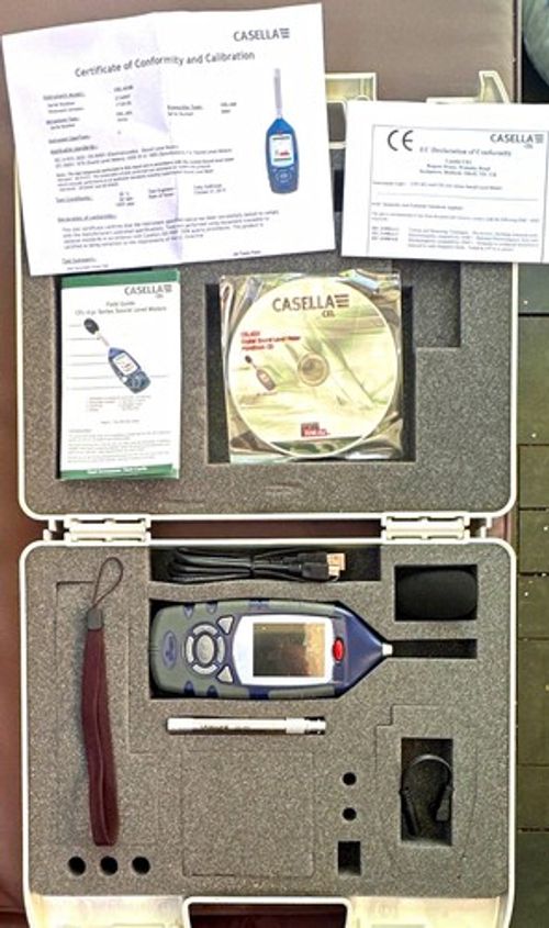 Casella CEL CEL-632B CEL-63X Series Sound Level Meter Kit Case Manual MINT