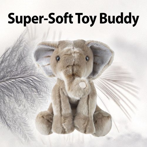 Safari Elephant Plush Premium Toy - Natural World Collection — image 4
