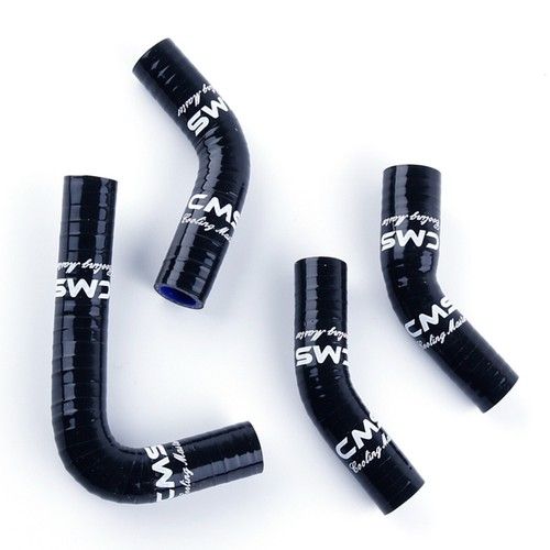 Black for Yamaha RD350 RD250 LMC LC 4L1 4L0 YPVS Silicone Radiator Coolant Hose
