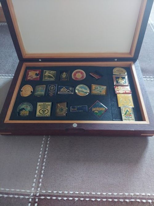 UK Scouting 2007 21st World Scout Jamboree PRESENTATION Edition Metal Pin Badges