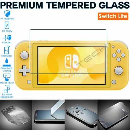 for Nintendo Switch Lite 100% Genuine TEMPERED GLASS Screen Protector Cover