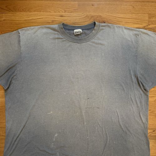 Vtg Gradient Distressed T-Shirt Crazy Sun Faded Grunge Worn Hole Burnout Tee 3XL — image 9
