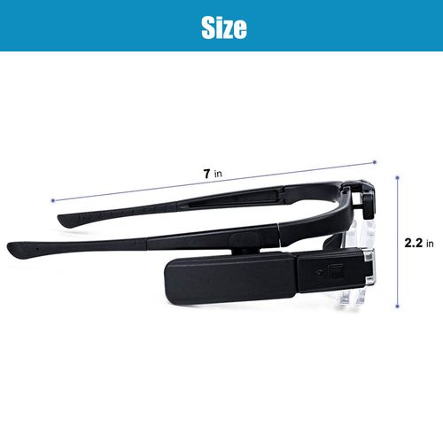 450% Magnifier Glasses With Led Light Magnifying Glasses Loupes Reading Sewing — image 11