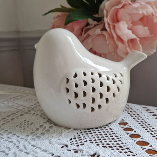 Little Bird by Jools Oliver Mothercare White Ceramic  Nightlight Nursery Lamp — image 12