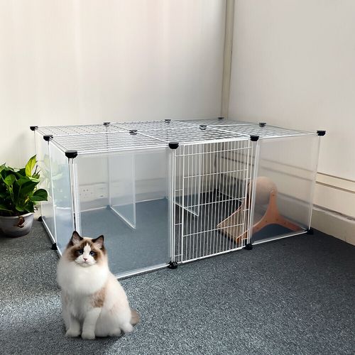 18Panel Pet Dog Pen Foldable Cat Puppy Playpen Indoor Outdoor Enclosure Run Cage — image 9
