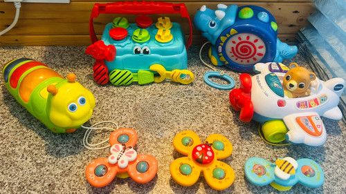 7x Baby Toy Bundle: Vtech, Clementoni Etc. 9 Mths +, 10 Mths +, 12 Mths +