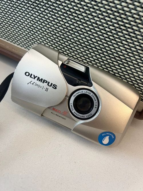Olympus MJU II Champagne 35mm Film Camera with 35mm f2.8 Lens — image 2