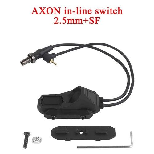 Tactical AXON Remote In-Line Dual Function Pressure Switch Flashlight PEQ Laser