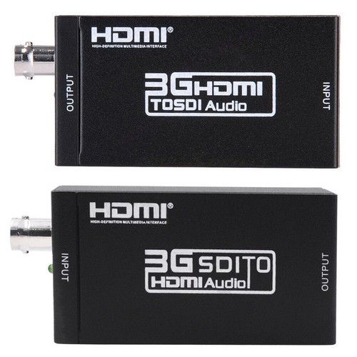 HDMI Extender Over SDI Coax Cable Video Audio Transitter Receiver 1080P Adapter