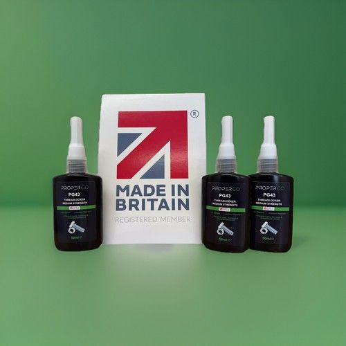 PROPERGO PG43 THREADLOCKER MEDIUM STRENGTH 50ML  OIL TOLERANT