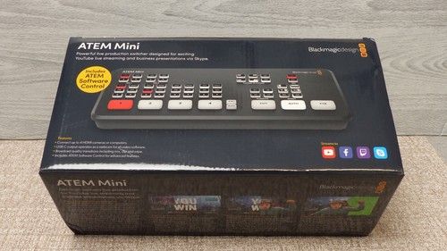 Blackmagic Design ATEM Mini HDMI Live Stream Video Switcher Mixer