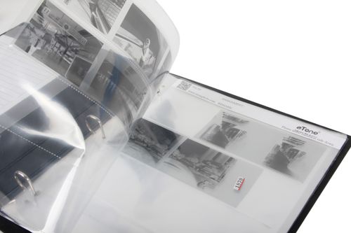 eTone 60x 120 Film Negative Strip Sleeves Storage Ring Binder Pages-translucent — image 4