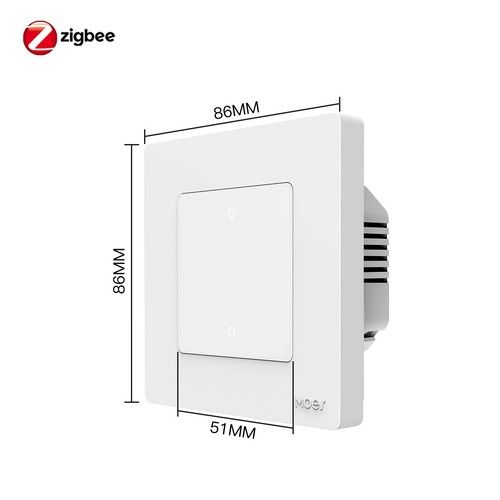 ZigBee Smart Dimmer Light Switch Control work 1/2/3Gang with alexa google NEW
