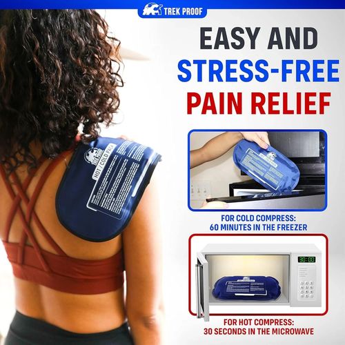 Trekproof Ice Pack (3-Piece Set) Reusable Hot and Cold Therapy Gel Wrap Support — image 2