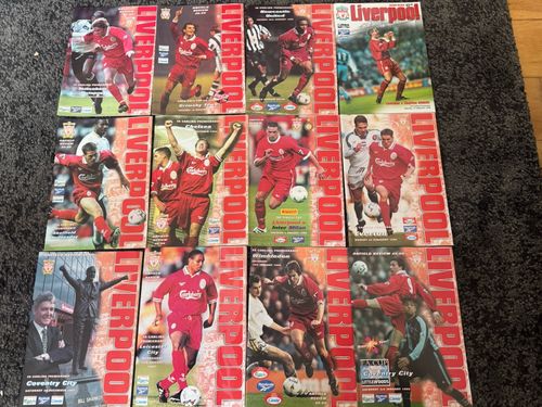 Liverpool FC 56 x Match Programmes 94 95 97 & 1998 See Photos Job Lot Bundle — image 5
