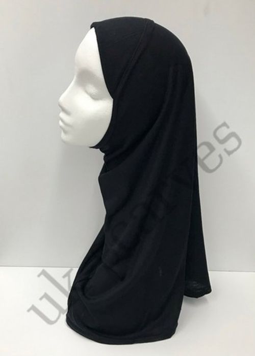 MUSLIM KIDS GIRLS/ADULT HIJAB ISLAMIC HEADSCARF PLAIN SCARF ONE PIECE CHILDREN