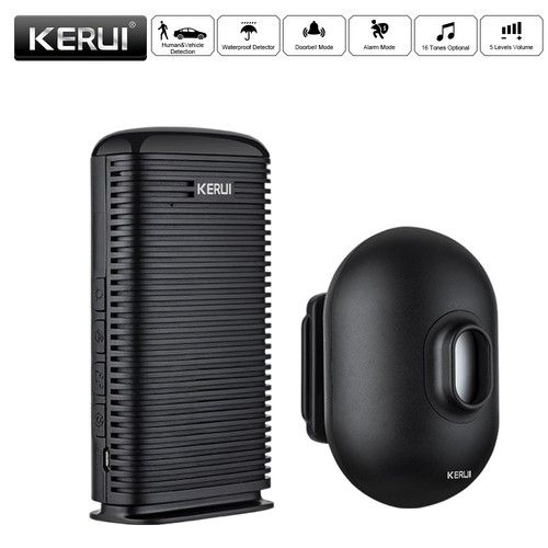 Waterproof Wireless Driveway Alarm Motion Detector Home Outdoor Security System