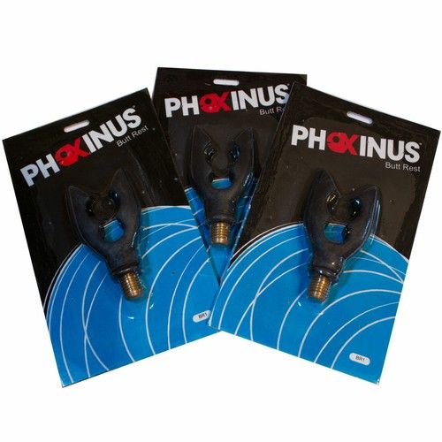 3 RUBBER BUTT RESTS rod rests back rests carp pike course rod pod fishing