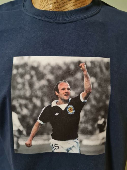 Archie Gemmill 1978 T Shirt Captain Scotland World Cup Shirt — image 1