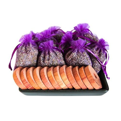 Lavender Bags, Cedar Wood Rings, with/out Essential Oils, Natural Anti Moth,
