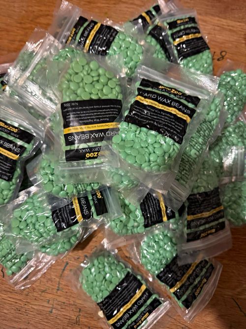 45x Blue ZOO Hard Wax Beans 100g – Depilatory Hair Removal Wax Pellets Bulk Lot — image 1