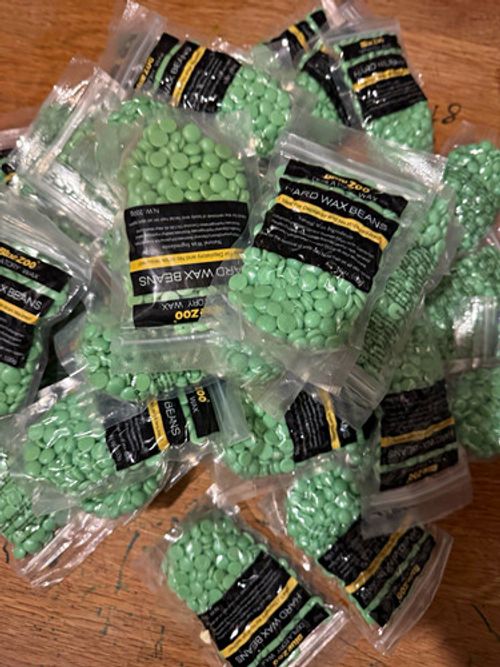 45x Blue ZOO Hard Wax Beans 100g – Depilatory Hair Removal Wax Pellets Bulk Lot