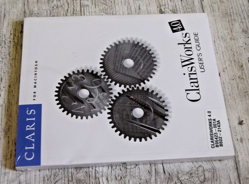 Claris Works 4.0 for Macintosh - User's Guide - Vintage  Computing Mac SEALED — image 2