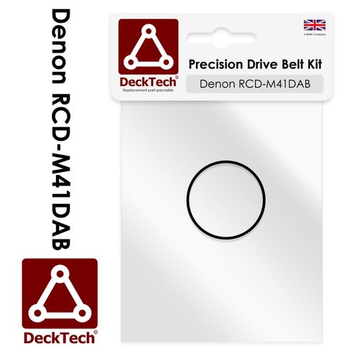 DeckTech® Replacement Belt for Denon CD Player RCD-M41DAB RCDM41DAB RCD M41DAB — image 1