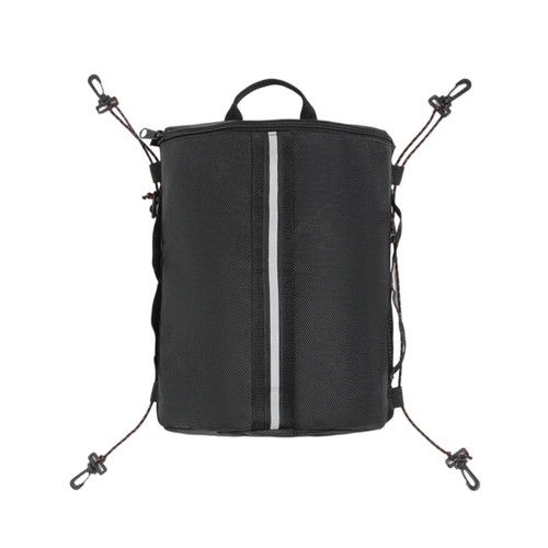 Surfboard Deck Storage Bag Zippered SUP Mesh Storage Bag Reflective Strip